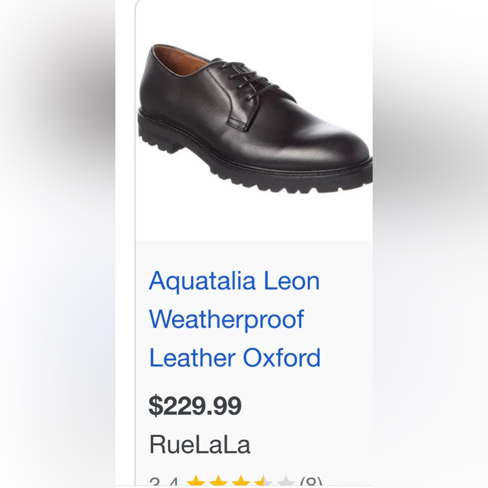 Aquatalia Leon size 8 Men